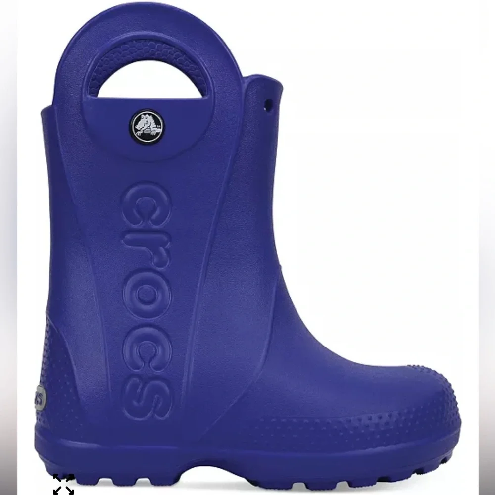 CROCS Handle It Rain Boots, Toddler Boys & Little Boys  Blue Size J 1 - Picture 2 of 8